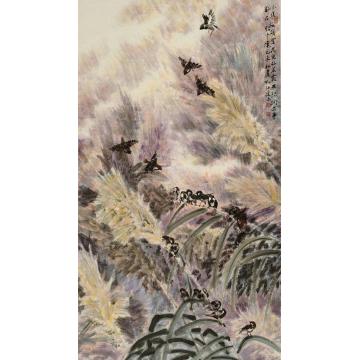 杨建五国画花鸟胸怀洞庭字画之家