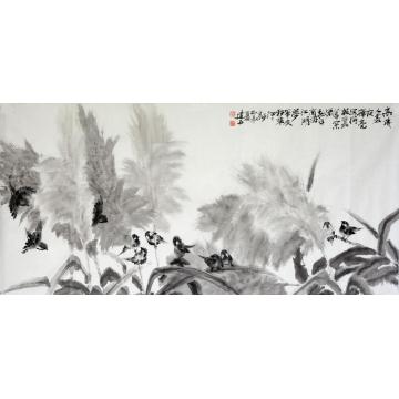 杨建五国画花鸟江湖梦字画之家