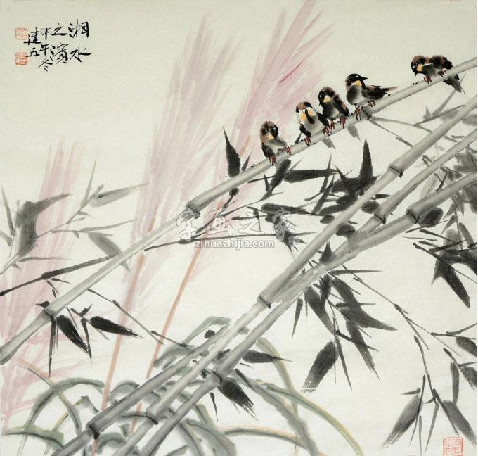 国画家杨建五字画之家