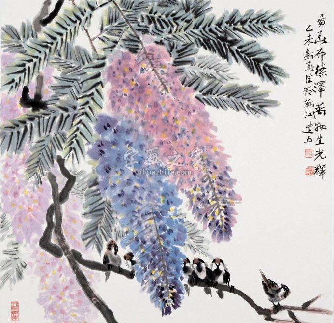 国画家杨建五字画之家