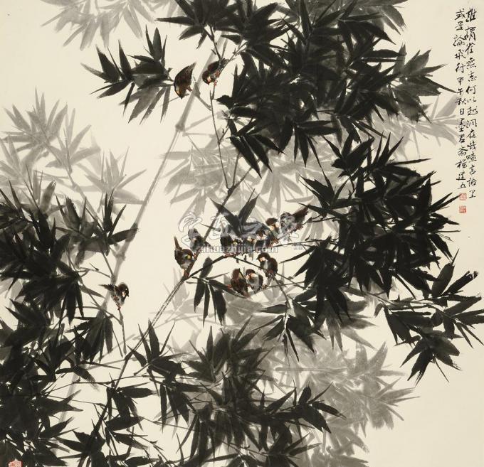 国画家杨建五字画之家