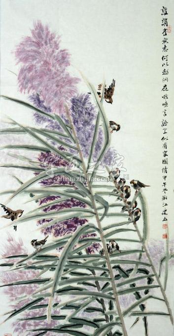 国画家杨建五字画之家