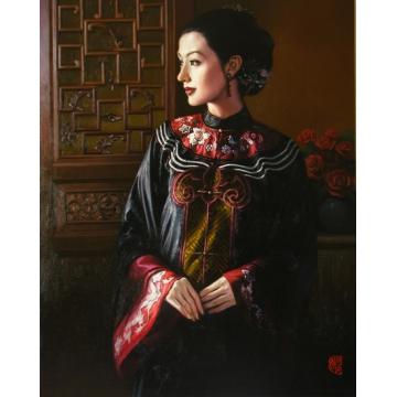 谢挥凡国画人物凝香字画之家