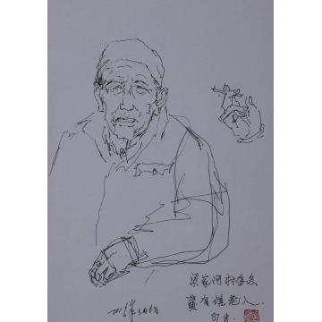 郭有河国画人物陕西省延安市写生作品字画之家
