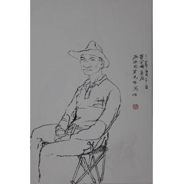 郭有河国画人物河北省承德市塞罕坝草原写字画之家
