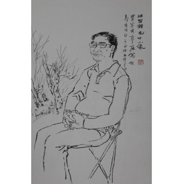 郭有河国画人物河北省承德市塞罕坝草原写字画之家