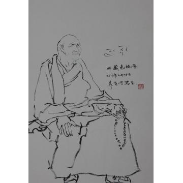 郭有河国画人物西藏写生作品字画之家