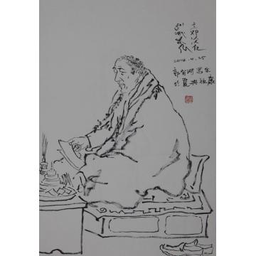 郭有河国画人物西藏写生作品字画之家