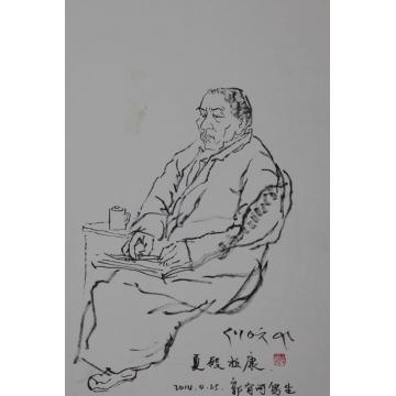 郭有河国画人物西藏写生作品字画之家