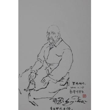 郭有河国画人物西藏写生作品字画之家