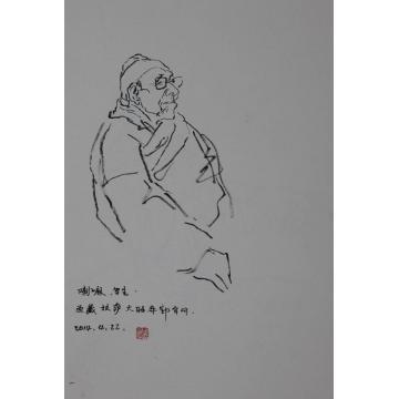 郭有河国画人物西藏写生作品字画之家
