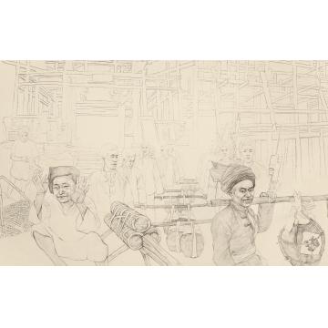 廖勤国画人物秘境无疆—第二稿 / 卷三字画之家