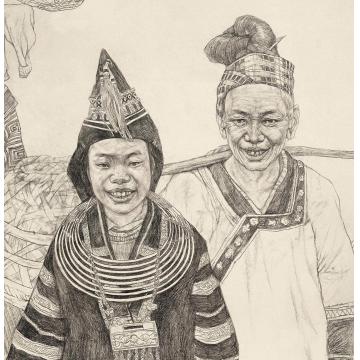 廖勤国画人物秘境无疆—第二稿 / 卷一字画之家