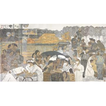 廖勤国画人物路遇字画之家
