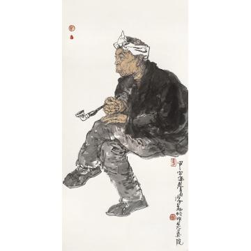 廖勤国画人物水墨人物写生·之二字画之家