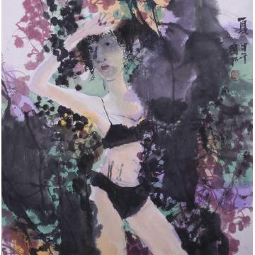 杨国新国画人物夏字画之家