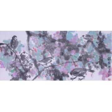 杨国新国画花鸟绿荫字画之家