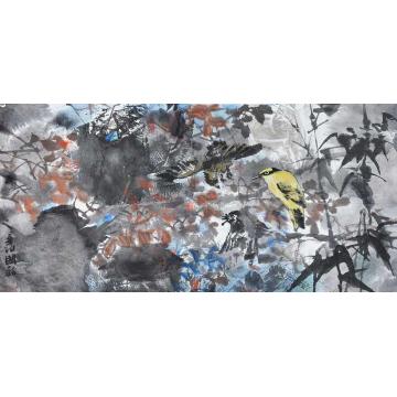 杨国新国画花鸟鸟语字画之家