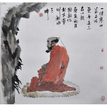 杨国新国画人物一住寒山万事休字画之家