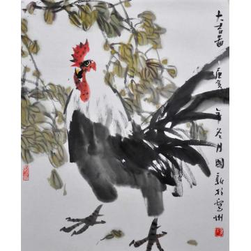 杨国新国画花鸟大吉图字画之家