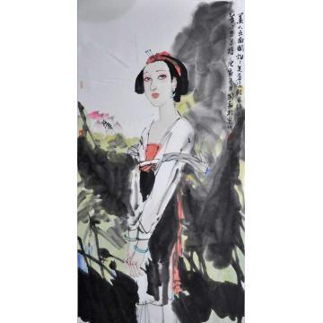 杨国新国画人物美人出南国字画之家