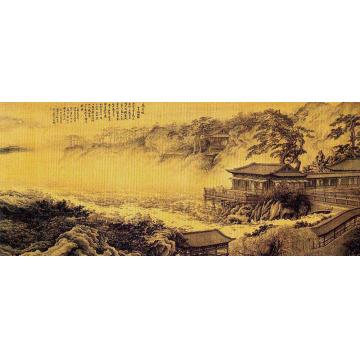 张孝友国画山水苏东坡洞仙歌字画之家