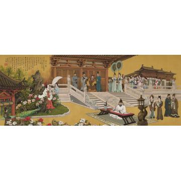 张孝友国画人物清平乐字画之家