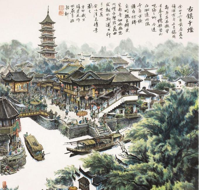 国画家张孝友字画之家