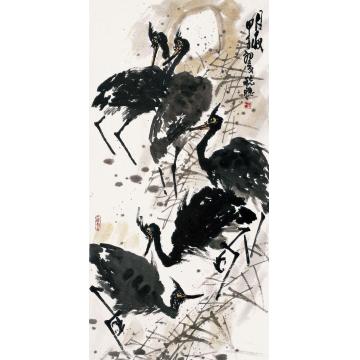 庄毓聪国画花鸟月夜字画之家