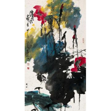 庄毓聪国画花鸟清风字画之家