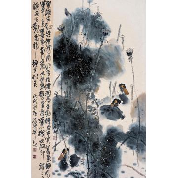 庄毓聪国画花鸟南塘旧梦字画之家