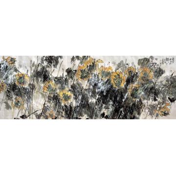 庄毓聪国画花鸟秋风秋雨秋瑟瑟字画之家