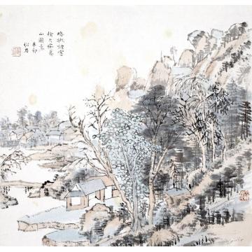 郎绍君国画山水拟古之一字画之家