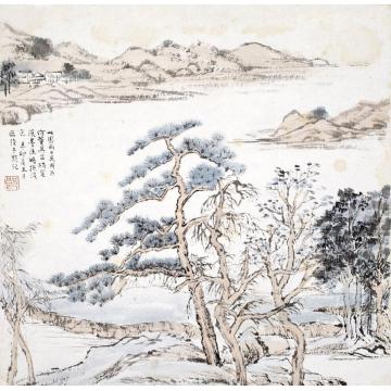 郎绍君国画山水拟古之二字画之家