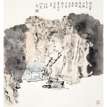 郎绍君国画山水拟黄宾虹之一字画之家