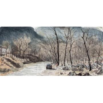 郎绍君国画山水燕山深处字画之家