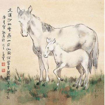 刘孟宽国画动物十二生肖马字画之家