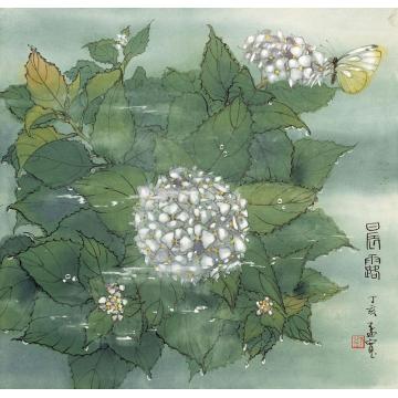 刘孟宽国画花鸟晨露字画之家