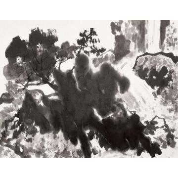 刘孟宽国画山水泼墨山水字画之家