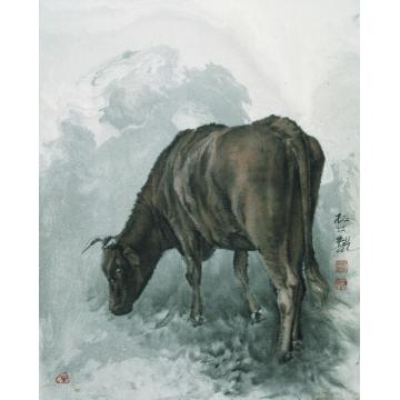 郑柏林国画动物《闻》字画之家