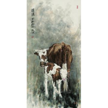郑柏林国画动物《阳春》字画之家