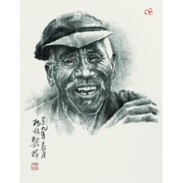 郑柏林国画人物《有喜事》字画之家