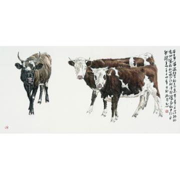 郑柏林国画动物《自然醇美》字画之家