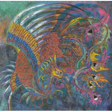 许英辉国画花鸟有凤来仪字画之家