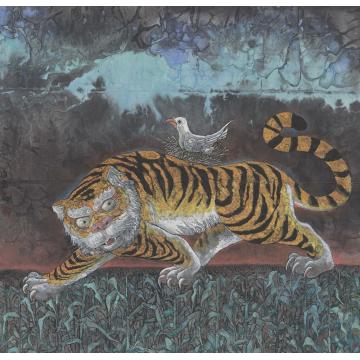 许英辉国画动物其他彩墨作品字画之家