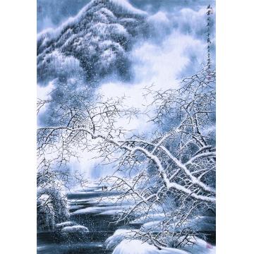 王世利国画山水春夏秋冬字画之家