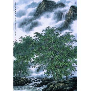 王世利国画山水春夏秋冬字画之家