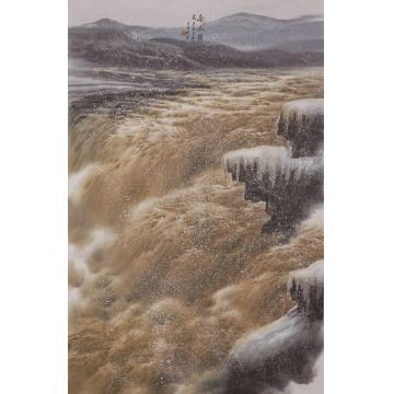王世利国画山水冬之韵字画之家