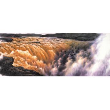 王世利国画山水龙啸字画之家