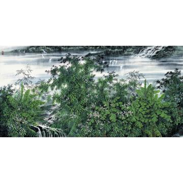 王世利油画风景南园风情字画之家